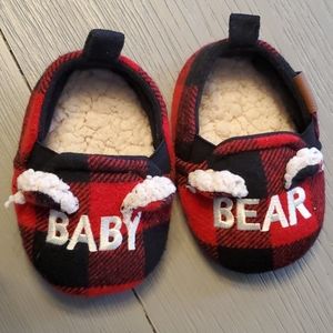 Baby bear slippers